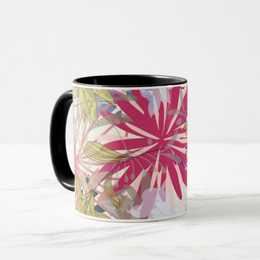 Blumenhintergrund 6 tasse (Vorderseite Links)