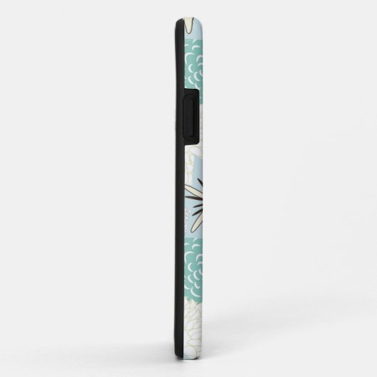 Blumenhintergrund Case-Mate iPhone Hülle (Hinten/Rechts)