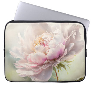 . Blumenhintergrund. Der Frühling blüht. Laptopschutzhülle