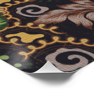 Blumenhintergrund-Design Blumenverpackungspapier K Poster