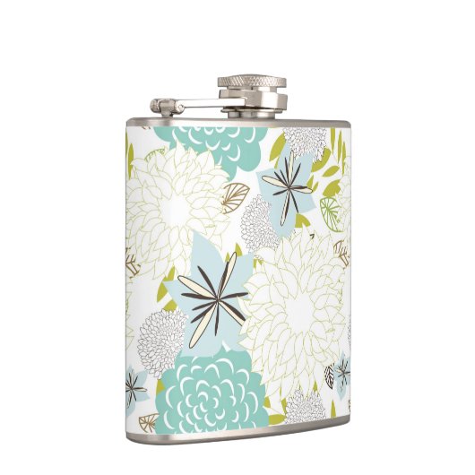 Blumenhintergrund Flachmann (Rechts)