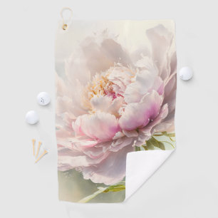Blumenhintergrund. Frühlingsblüte Golfhandtuch