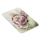 Blumenhintergrund. Frühlingsblüte Magnet (Rechte Seite)