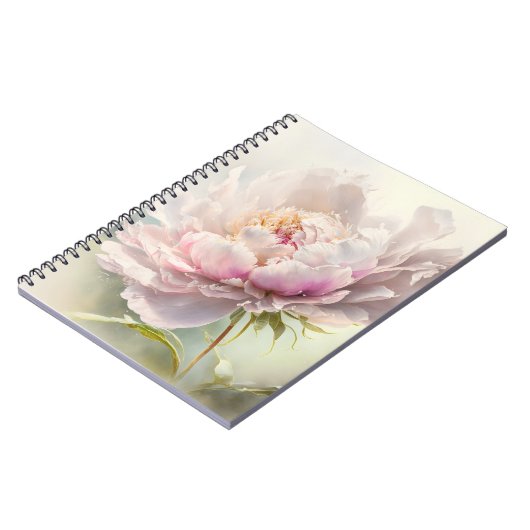 Blumenhintergrund. Frühlingsblüte Notizblock (Linke Seite)