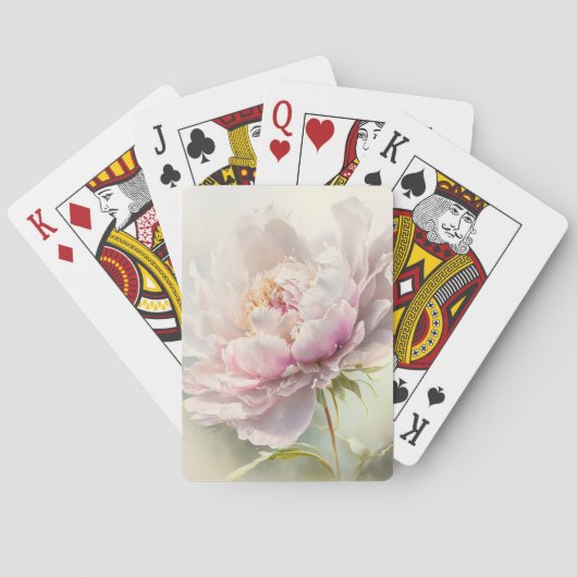 Blumenhintergrund. Frühlingsblüte Spielkarten (Rückseite)