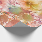 Blumenhintergrund Geschenkpapier (Ecke)