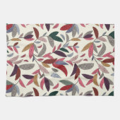 Blumenhintergrund Geschirrtuch (Horizontal)