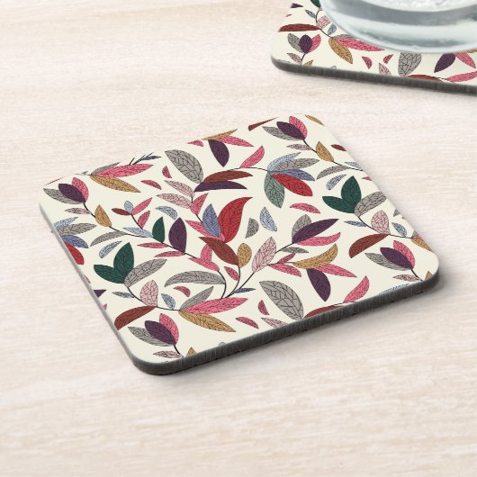 Blumenhintergrund Getränkeuntersetzer (Linke Seite)