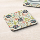 Blumenhintergrund Getränkeuntersetzer (Linke Seite)