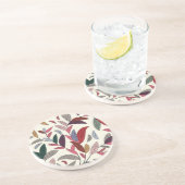 Blumenhintergrund Getränkeuntersetzer (Seite)