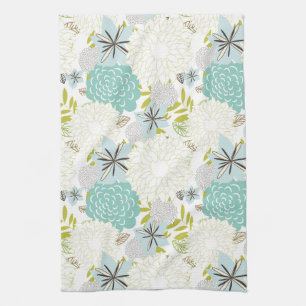 Blumenhintergrund Handtuch