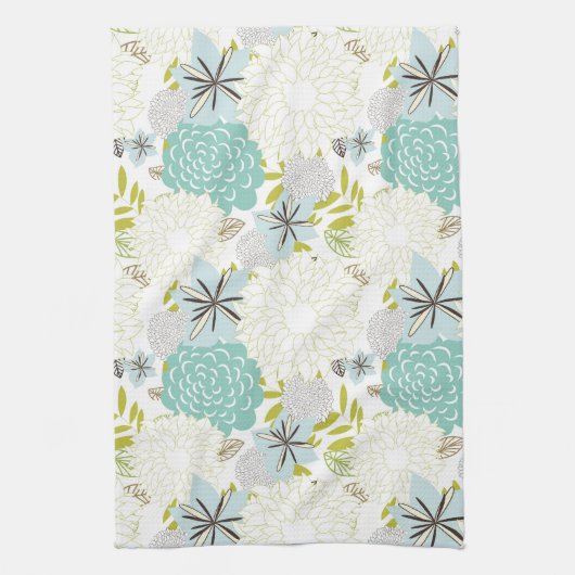 Blumenhintergrund Handtuch (Vertikal)