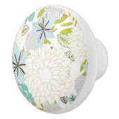 Blumenhintergrund Keramikknauf (Rechts)