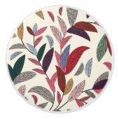 Blumenhintergrund Keramikknauf (Vorderseite)