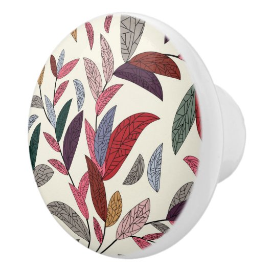 Blumenhintergrund Keramikknauf (Rechts)