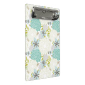 Blumenhintergrund Mini Klemmbrett (Schrägansicht)