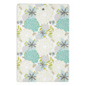 Blumenhintergrund Mini Klemmbrett (Rückseite)