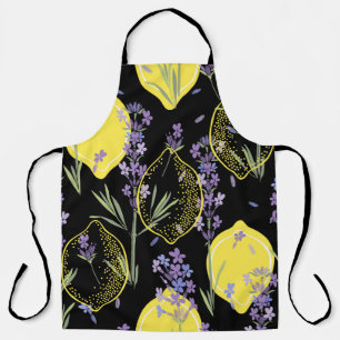 Blumenhintergrund mit von Hand gezeichnet Lavendel Schürze