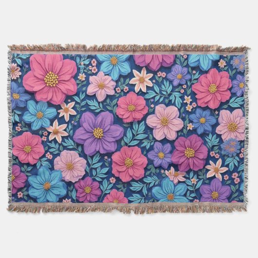 Blumenhintergrund, rosa und lila, decke (Vorderseite)