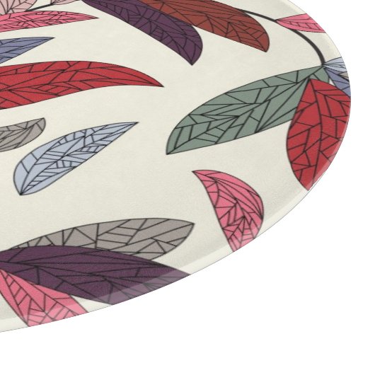 Blumenhintergrund Schneidebrett (Ecke)