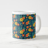 Blumenhintergrund Schönes Design-46566 Jumbo-Tasse (Vorderseite Rechts)