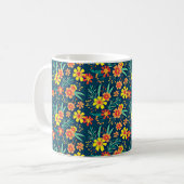 Blumenhintergrund Schönes Design-46566 Kaffeetasse (Vorderseite Links)