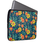 Blumenhintergrund Schönes Design-46566 Laptopschutzhülle (Vorne Rechts)