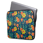 Blumenhintergrund Schönes Design-46566 Laptopschutzhülle (Vorderseite Links)