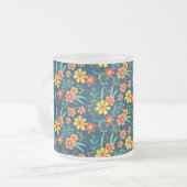 Blumenhintergrund Schönes Design-46566 Mattglastasse (Vorderseite Links)