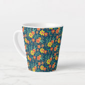Blumenhintergrund Schönes Design-46566 Milchtasse (Linke Ecke)