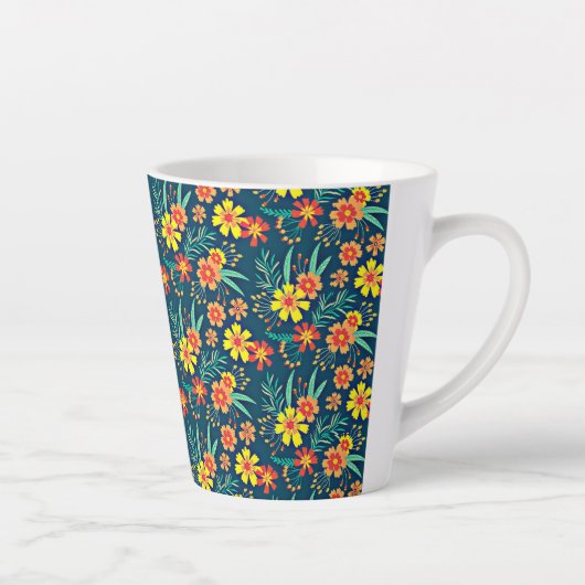 Blumenhintergrund Schönes Design-46566 Milchtasse (Rechts)