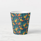 Blumenhintergrund Schönes Design-46566 Milchtasse (Vorderseite)