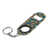 Blumenhintergrund Schönes Design-46566 Mini Flaschenöffner (Vorderseite Schrägansicht)
