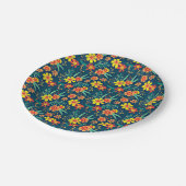 Blumenhintergrund Schönes Design-46566 Pappteller (Schrägansicht)