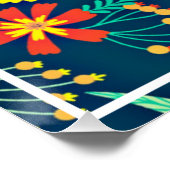 Blumenhintergrund Schönes Design-46566 Poster (Ecke)