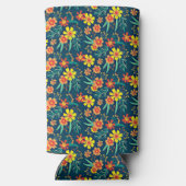 Blumenhintergrund Schönes Design-46566 Selters Dosenkühler (Rückseite)