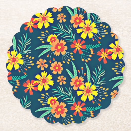 Blumenhintergrund Schönes Design-46566 Untersetzer (Vorderseite)