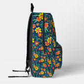 Blumenhintergrund Schönes Design Bedruckter Rucksack (Links)