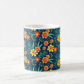 Blumenhintergrund Schönes Design Kaffeetasse (Mittel)