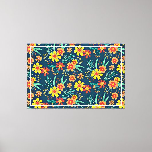 Blumenhintergrund Schönes Design Leinwanddruck (Vorderseite)