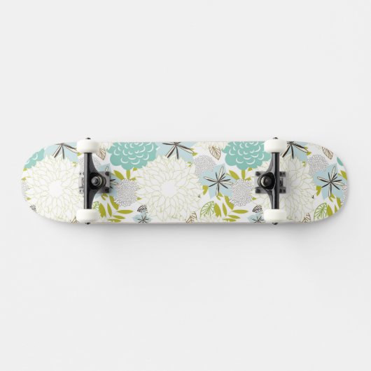 Blumenhintergrund Skateboard (Horizontal)