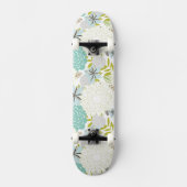 Blumenhintergrund Skateboard (Vorderseite)