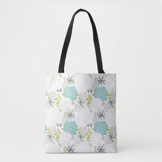 Blumenhintergrund Tasche (Vorderseite)
