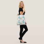 Blumenhintergrund Tasche (Am Model)