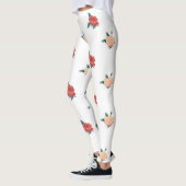 Blumenhintergrund von Rose Leggings (Links)
