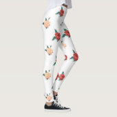 Blumenhintergrund von Rose Leggings (Rechts)