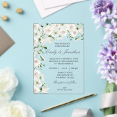 Blumenhochzeit Acryleinladungen (In Situ (Hochzeit))