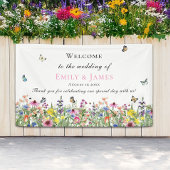 Blumenhochzeit Banner