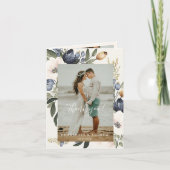 Blumenhochzeit Danke Ihnen 3 Fotos (Vorderseite)