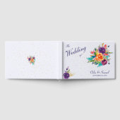 Blumenhochzeit der Blauen Mandarine Gästebuch (Voll)